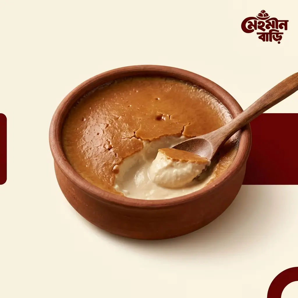 ঐতিহ্যবাহী বগুড়ার সরা দই (১ কেজি মাটির পাত্র)